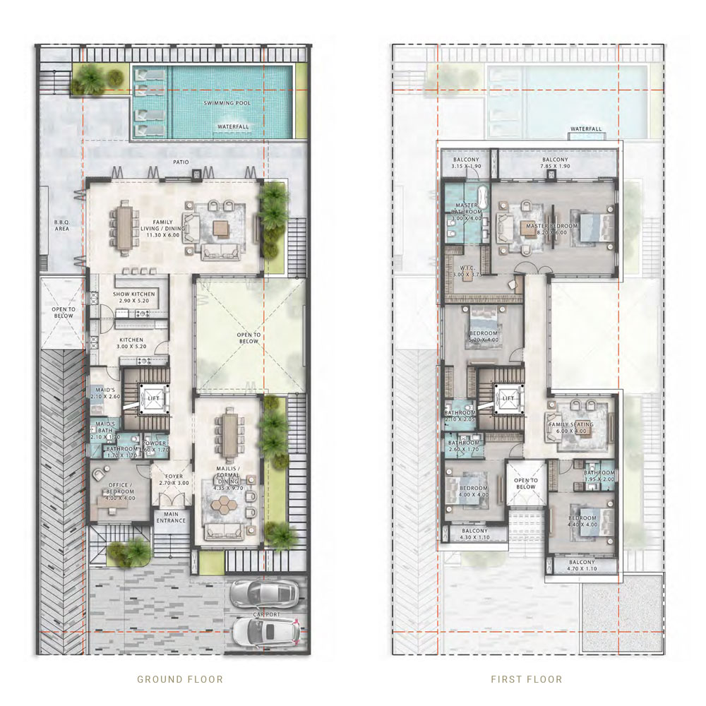 Cavalli Estate Mension and Villas - Floor Plan